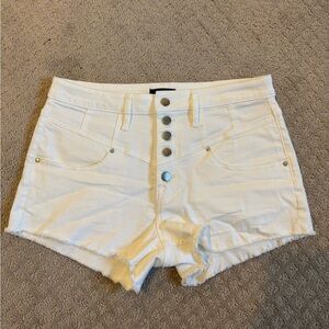 Aqua Women's White Jean Shorts